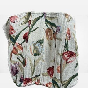 Floral Tapestry Corset Top